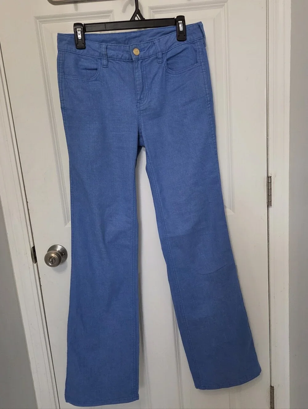 TORY BURCH Women's Wide Leg Blue Jeans Pants Size 8